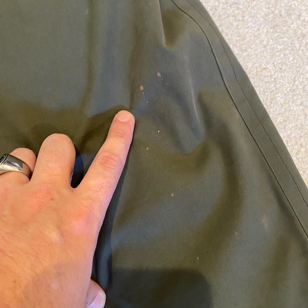 Olive Green Burberry Trench Coat - Picture 8 of 13